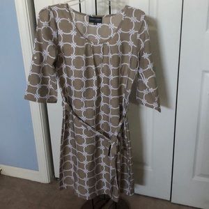 The Royal Standard 3/4 Tan Dress